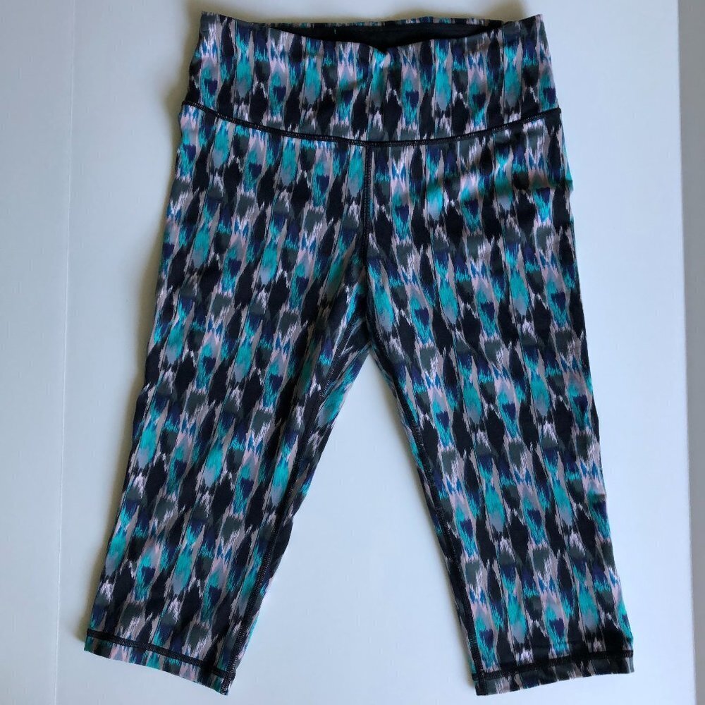 Victoria's Secret VSX Sport Activewear Cropped Leggings Multicolor Sz M